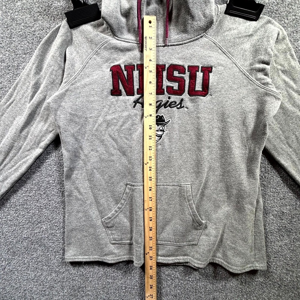 NCAA NMSU Aggies Colosseum Sweatshirt Women's XL Gray Football Team Funnel Neck - Picture 5 of 11